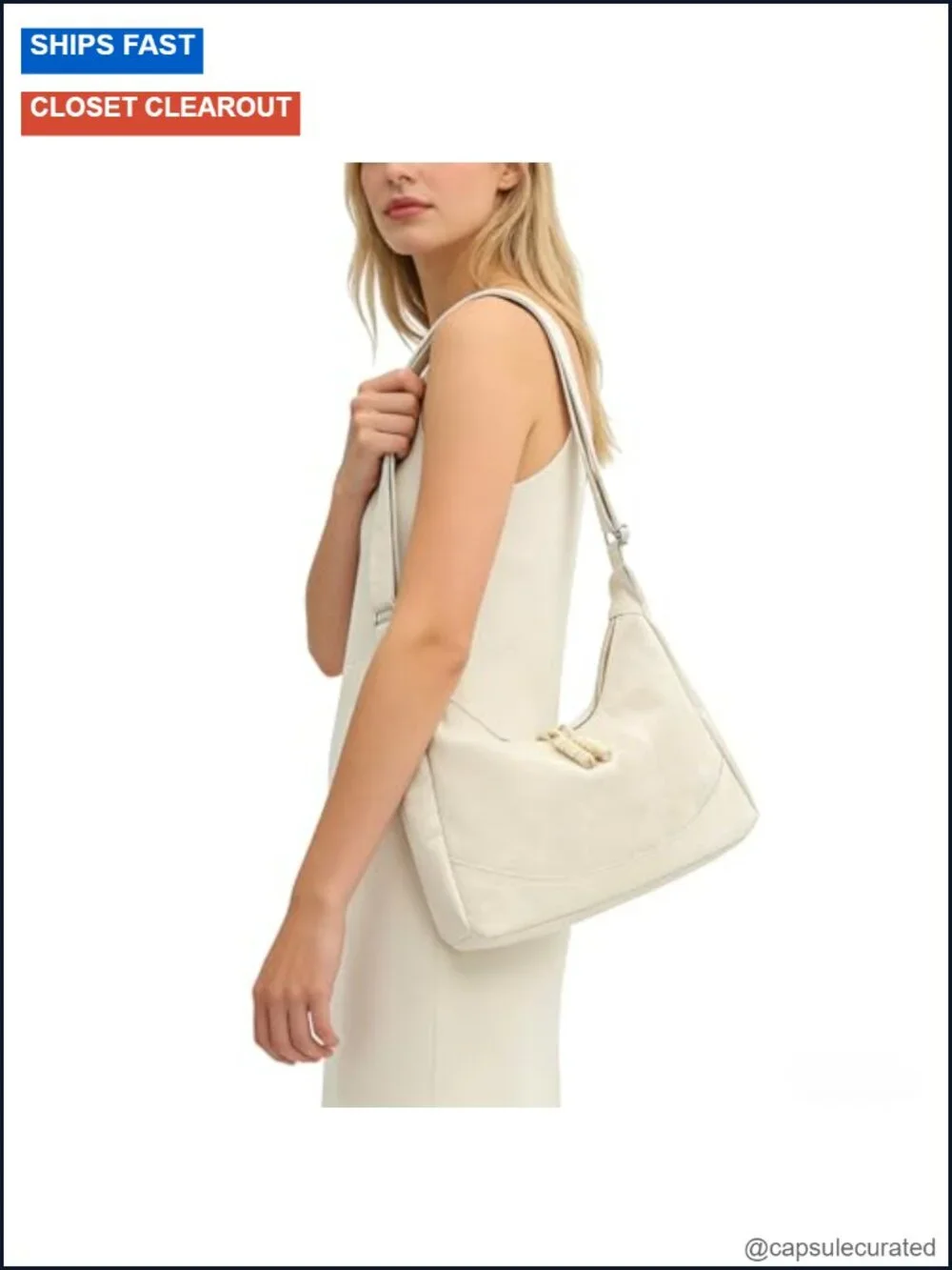 Ultra Soft Foldable Vegan Leather Crossbody Bag, Stylish Slouchy Hobo Tote